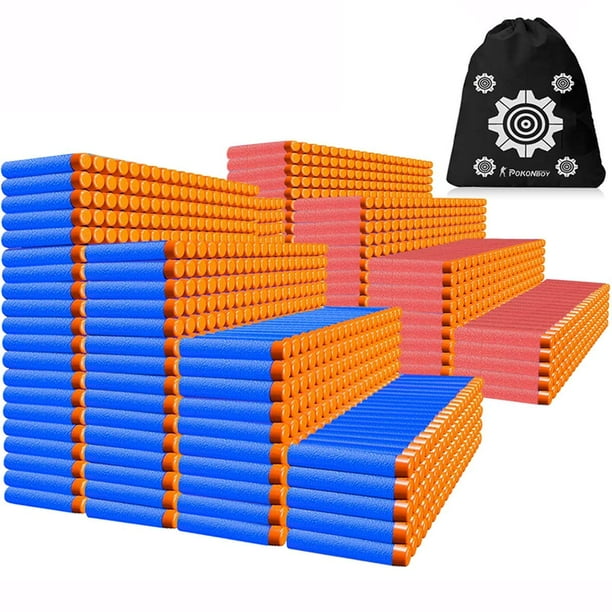 Paquete de 1200 dardos Bullet Darts de recarga compatibles con pistolas Nerf