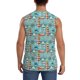 thumbnail image 4 of Fotbe Sea Lighthouse Men's Camiseta sin Mangas Estampada para Hombres, Playera Casual para Gimnasio, Entrenamiento, Playa-Large, 4 of 7