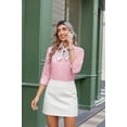 thumbnail image 5 of Zeagoo Button Down Shirts for Women Wrinkle Free Long Sleeve Collared Dress Blouses Casual Work Office Tunics Tops, 5 of 6