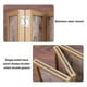 thumbnail image 3 of Marco de fotos de madera clara 10 x 15 cm YUANXCMXG Collage plegable, 3 of 5
