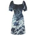 thumbnail image 5 of Dark Stormy Ocean Pattern Sleeveless Dress dresses korean style, 5 of 6