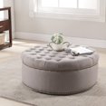 thumbnail image 3 of Iglehart Ottoman en Beige, 3 of 5