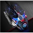 thumbnail image 2 of RGB Souris de Jeu Filaire, 7 Boutons Programmables, 4 DPI Réglables, Souris de Jeu Ergonomique pour Ordinateur Portable, 2 of 4