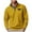 Yellow, variant on Mens Quarter Zip Sweatshirts Long Sleeve Stand Collar Casual Pullover Fall Sweatshirt Yellow XL(XL)