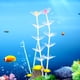 thumbnail image 3 of Ficarrico Decoración de Paisaje de Acuarios de Coral con Plumas simuladas de Silicona con Efecto FluorescenteAzul, 3 of 8