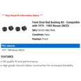 thumbnail image 2 of Front Strut Rod Bushing Kit - Compatible with 1979 - 1983 Nissan 280ZX 1980 1981 1982, 2 of 2