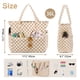 thumbnail image 3 of Bolso de playa Bluboon impermeable para mujer con compartimento húmedo, 3 of 8