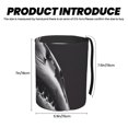 thumbnail image 3 of Kdxio Black And White Shark Car Trash Can Garbage Car Accessories Trash Can Car Waste Bin for for Driver and Passenger Any Vehicle, 3 of 7