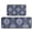 Pioneer Flower Floral, variant on Blue and White Ethnic Floral Pattern Kitchen Rugs Sets Of 2,Anti Fatigue Kitchen Mat Rugs Non Slip Washable,Decorative Kitchen Floor Mats for Kitchen,Sink,Laundry,17"X30" 17"X47"