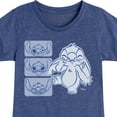 thumbnail image 3 of Disney - Lilo & Stitch - Sketch Drawing Of Stitch - Toddler & Youth Girls Short Sleeve Graphic T-Shirt, 3 of 5