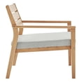 thumbnail image 3 of Modway Fauteuil Breton Extérieur en Frêne Naturel et Taupe, 3 of 6