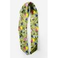 thumbnail image 2 of Bimba Green Circle & Triangle Geometric Printed Pure Silk Scarf Neck Wrap Summer Hair Bandanas For Women 40 x 40 Inches, 2 of 6