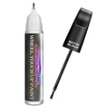 thumbnail image 1 of Pintura de retoque para llantas de color negro mate, reparación de rayones de ruedas, pintura de retoque, lápiz negro, pintura para llantas de coche, color universal, pintura para ruedas negra satinad, 1 of 7