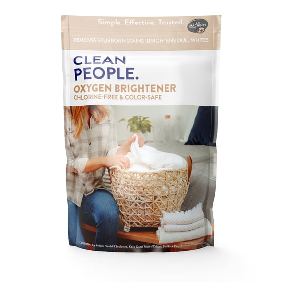 The Clean People Stain Remover Spray - Laundry Spot Treatment for Food, Pet & Baby Stains - Fabric Safe - 4oz (2 Pack)