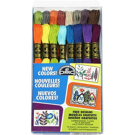 DMC Embroidery Floss Pack New Colors 16pc