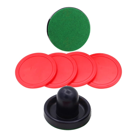 FUEENIRVA Dark Resin Air Hockey Table with Puck Set for Indoor Family Fun and Exciting Game Play