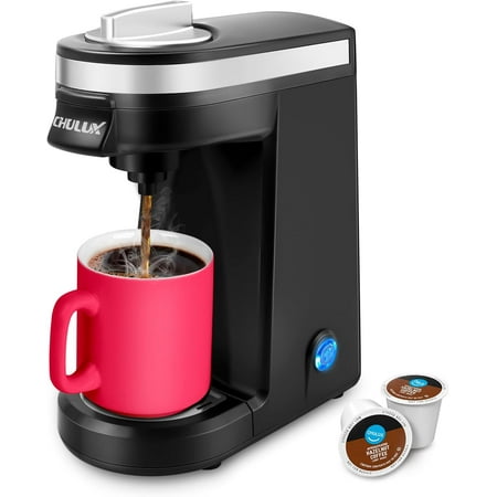 Single Serve Coffee Maker for K Capsule, Mini One Cup Machine, Perfect Small Space, Black