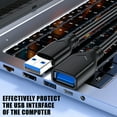 thumbnail image 4 of USB 3.0 Extension Cable Male to Female for Fast Speed Data Transfer and Charging, 4 of 9