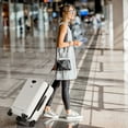 thumbnail image 2 of Costway Valise Cabine Rigide 20 Pouces avec Serrure TSA, Poche avant et Port USB, Blanc, 2 of 10