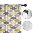 thumbnail image 4 of Blackout Kids Curtains,Multicolor Geometric Quatrefoil Pattern Childrens Insulated Curtains Set Of 2,Bedroom Essentials,Toddler Room Decor 42x54in(106x137cm), 4 of 5
