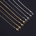 thumbnail image 2 of Cadena de serpiente de acero inoxidable HIYEE, collares, cadenas para bricolaje para mujeres, accesorios para hacer joyas, colgantes, cierres de langosta, venta al por mayor, 2 of 5