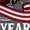 Dark Gray, variant on Women USA 250 Years Anniversary V-Neck T-Shirt 1776-2026 Painted Eagle Patriotic Short Sleeve Tee S-5XL