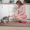 thumbnail image 3 of Boho Red Striped Ethnic Pattern Kitchen Rugs Sets Of 2,Anti Fatigue Kitchen Mat Rugs Non Slip Washable,Decorative Kitchen Floor Mats for Kitchen,Sink,Laundry,17"x30"+17"x47", 3 of 7