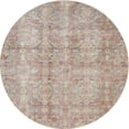 thumbnail image 1 of Ahgly Company Machine Washable Indoor Round Traditional Tan Brown Area Rugs, 3' Round, 1 of 7