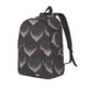thumbnail image 1 of Disketp pink hearts print Canvas Backpack Lightweight Travel Daypack Student Rucksack Laptop Backpack-Medium, 1 of 5