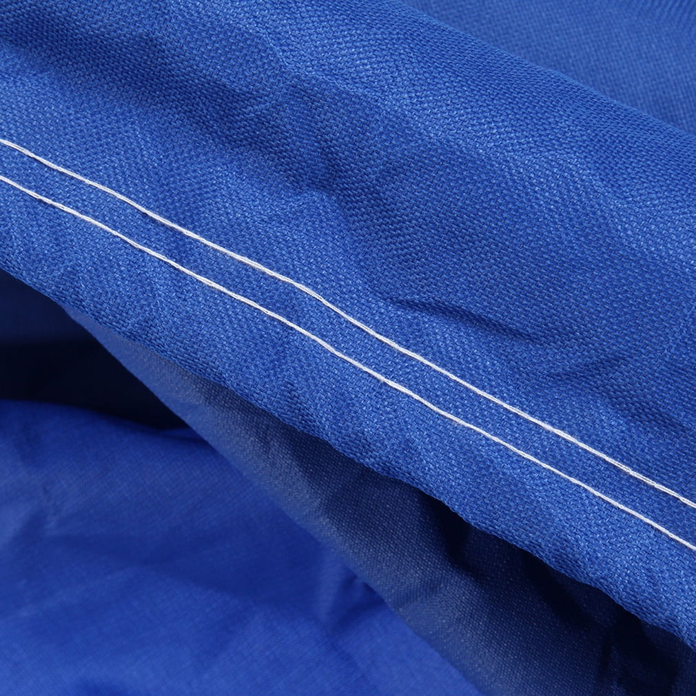 Heavy Duty 17' 18' 19' Trailerable Waterproof Boat Cover 600D V-Hull with Carrying Bag Blue by MUSIF