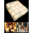 thumbnail image 5 of Gmogad Artificial Lighted Snow Blanket 70.86X17.7 Inch Battery Powered Christmas Snow Blanket Roll With Led Lights Strings Fake Snow Blanket For Christmas Tree Skirt White, 5 of 8