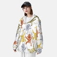 thumbnail image 3 of Kdxio Cartoon Monkey Print Women Men Sun Protection UPF 50+ Jackets Zip Up Long Sleeve Hoodie Hiking Lightweight with Pockets, 3 of 7