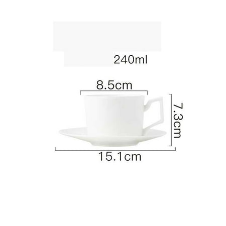 

Bone China European Coffee Mug And Saucer Set Afternoon Tea Cup Tray Porcelain Cafe Mug Dessert Plate Ceramic Cup Drinkware