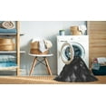 thumbnail image 2 of Ahgly Company Machine Washable Indoor Rectangle Transitional Charcoal Black Area Rugs, 3' x 5', 2 of 7