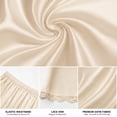 thumbnail image 4 of Women's Soft Satin Half Slip - Lace Long Underskirt for Under Dresses, Comfortable and Elegant, 4 of 8