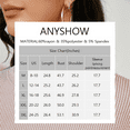 thumbnail image 3 of Anyshow Striped Colorblock Sweatshirts for Women Long Sleeve Crewneck Pullover Shirt Tops, 3 of 6