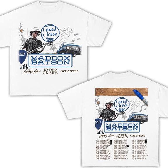 ZENUA Maddox Batson Tour 2025 Shirt, Maddox Batson Tour Music Shirt, Maddox Batson Concert Tour Gift For Fan, Concert T-Shirt Hot Trending Shirt/Sweatshirt/Hoodie