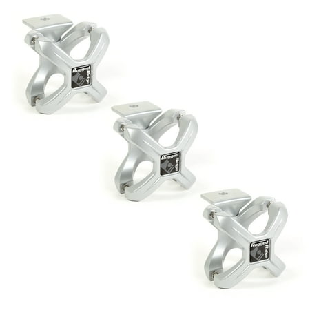 Rugged Ridge 11030.12 X-Clamp Kit, Silver, 2.25-3 Inches, 3-Pieces