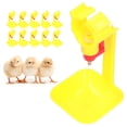 thumbnail image 1 of Taza para Beber Pollo, Fácil de Limpiar de 10 Piezas Limpia E Higiénica, Práctica, Tazón para Beber Pollo para Las Aves de Corral y UNA Granja Comercial de Pollos Granjas, 1 of 7
