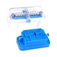 thumbnail image 1 of Xinxinyy 1/4 1/2 Multiple Pill Splitter Divider Small Pill Cutter Alignment Blade Guard Splitting Tablet Divider Blue, 1 of 9