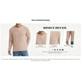 thumbnail image 3 of Iceglad Men's Henley Shirts Long Sleeve Basic Waffle Pique Pullover T-Shirt with Pocket, 3 of 9