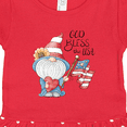 thumbnail image 3 of Inktastic God Bless the USA Gnome Girls Toddler Dress, 3 of 4