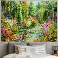 thumbnail image 2 of Shiartex  Flower Tapestry Colorful Plants Tapestry Spring Theme Secret Garden Wild Flower Tapestry Wall Hanging Dorm Decor Wall Tapestries For Living Room Bedroom Picnic Wall Deco&nbsp; 40x30inch, 2 of 6
