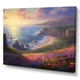 thumbnail image 2 of Designart "Seaside Paradise II" Modern Landscape Beach Wall Art For Bathroom, 2 of 5