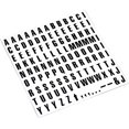 thumbnail image 2 of Interchangeable Magnetic Board Accessories, Letters, Black, 0,75"h, 2 of 3