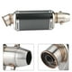thumbnail image 3 of Tubo de escape ANGGREK Acero Inoxidable 51 Mm 2 pulgadas Corto Universal Modificado, 3 of 8
