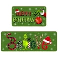 thumbnail image 2 of ¡No te lo pierdas! Adornos navideños para interiores, adornos del Grinch, felpudo con dibujos animados, alfombra para cocina, dormitorio, sala de estar, regalos navideños., 2 of 8