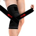 thumbnail image 6 of Copper Knee Sleeve Compression Brace Patella Support Stabilizer Sports Gym Joi . E7G5, 6 of 8