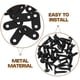 thumbnail image 3 of unbranded 16Jgo Placas De Metal Negras Para De Madera Con Agujeros Para Uso En Hogar, 3 of 7