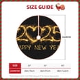 thumbnail image 2 of Daiia Happy New Year 2025 D Drawing Merry Christmas Tree Skirt , Xmas Large Lace-up Tree Skirt, Santa Snowflakes Rustic Home Decorations New Year Party Farmhouse Decor-30", 2 of 6
